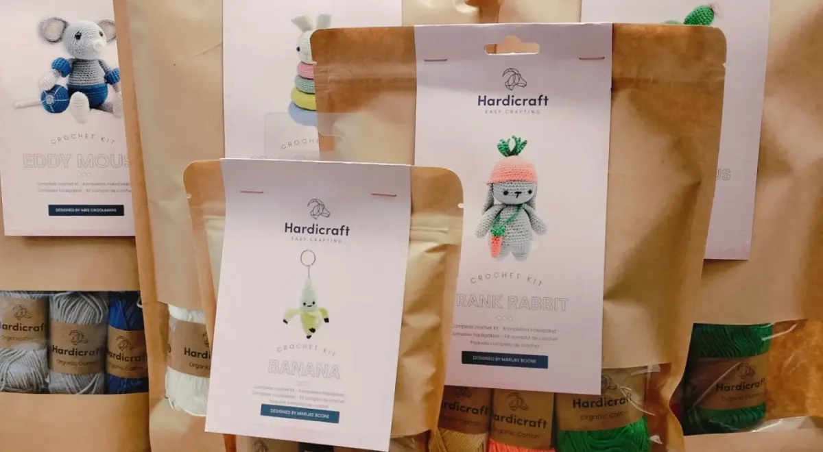 Hardicraft knitting and crochet kits