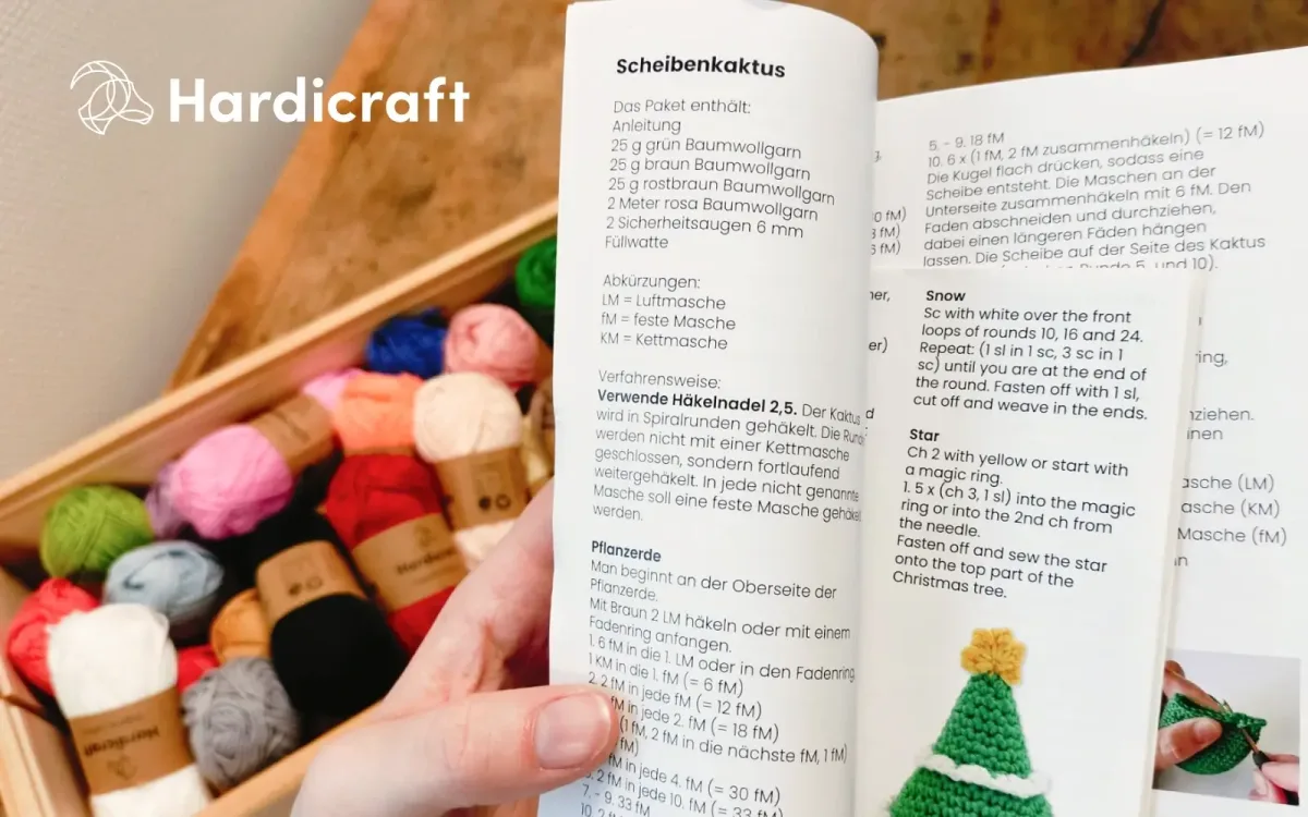 Hardicraft paper pattern instructions.